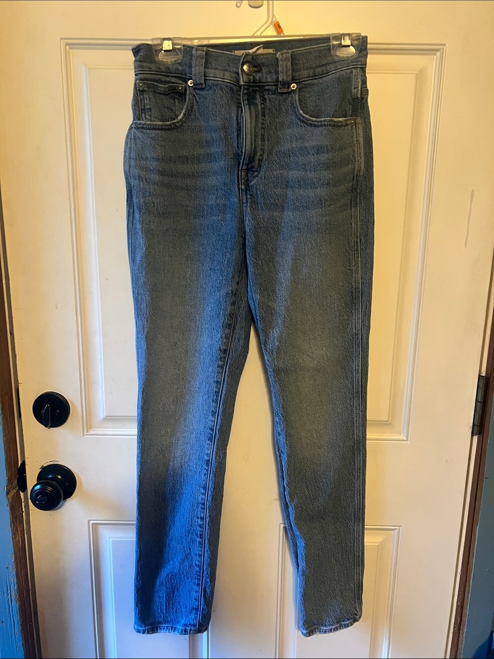 Madewell Women's Straight-Leg Jeans in Medium Blue Wash